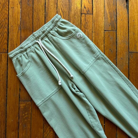 Big Bud Press Oversized Balloon Leg Jogger Sweatpants Women XS Green Mint. - Picture 2 of 8